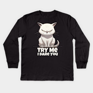 Try Me Kids Long Sleeve T-Shirt